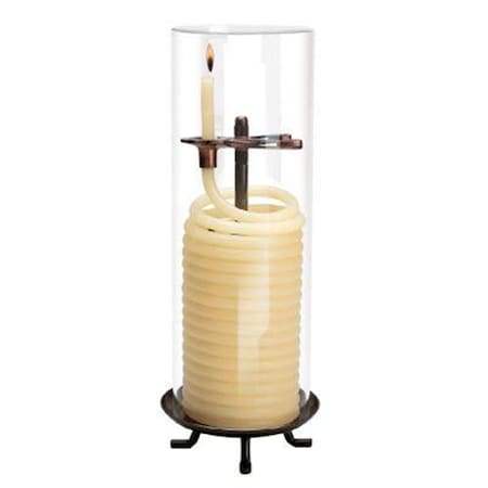 Standalone 80 Hour Coil Citronella Candle with Glass Globe ST64224
